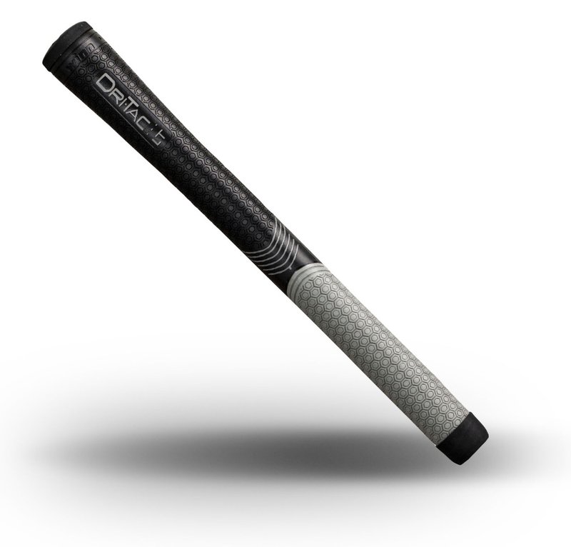 Winn DriTac LT (Less Taper) +1/16" grip, MIDSIZE, negro/gris