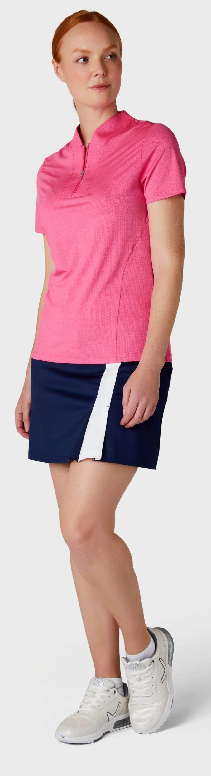 Callaway Tonal Heather polo de mujer, pink peacock