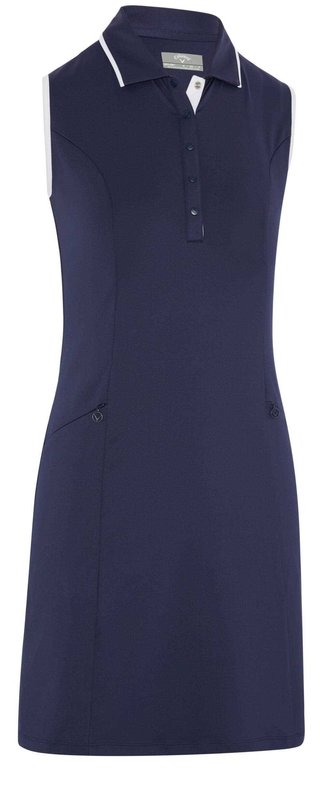 Callaway Sleeveless vestido de golf 2024 para mujer, peacoat