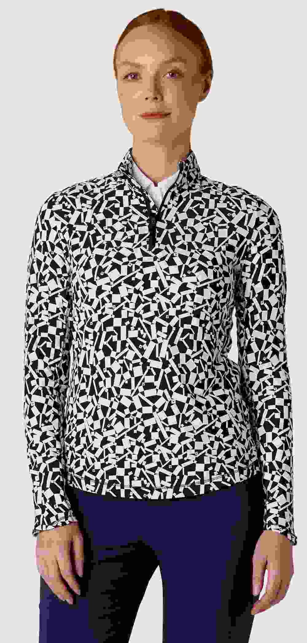 Callaway Two Tone Geo sudadera de mujer, peacoat