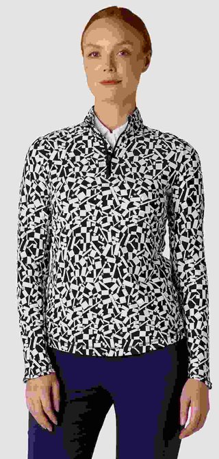 Callaway Two Tone Geo sudadera de mujer, peacoat