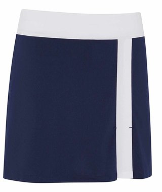 Callaway Color Block 17" falda pantalón de golf para mujer, peacoat