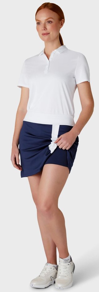 Callaway Color Block 17" falda pantalón de golf para mujer, peacoat