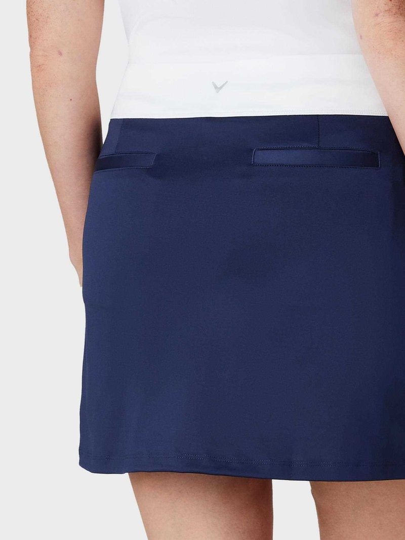 Callaway Color Block 17" falda pantalón de golf para mujer, peacoat