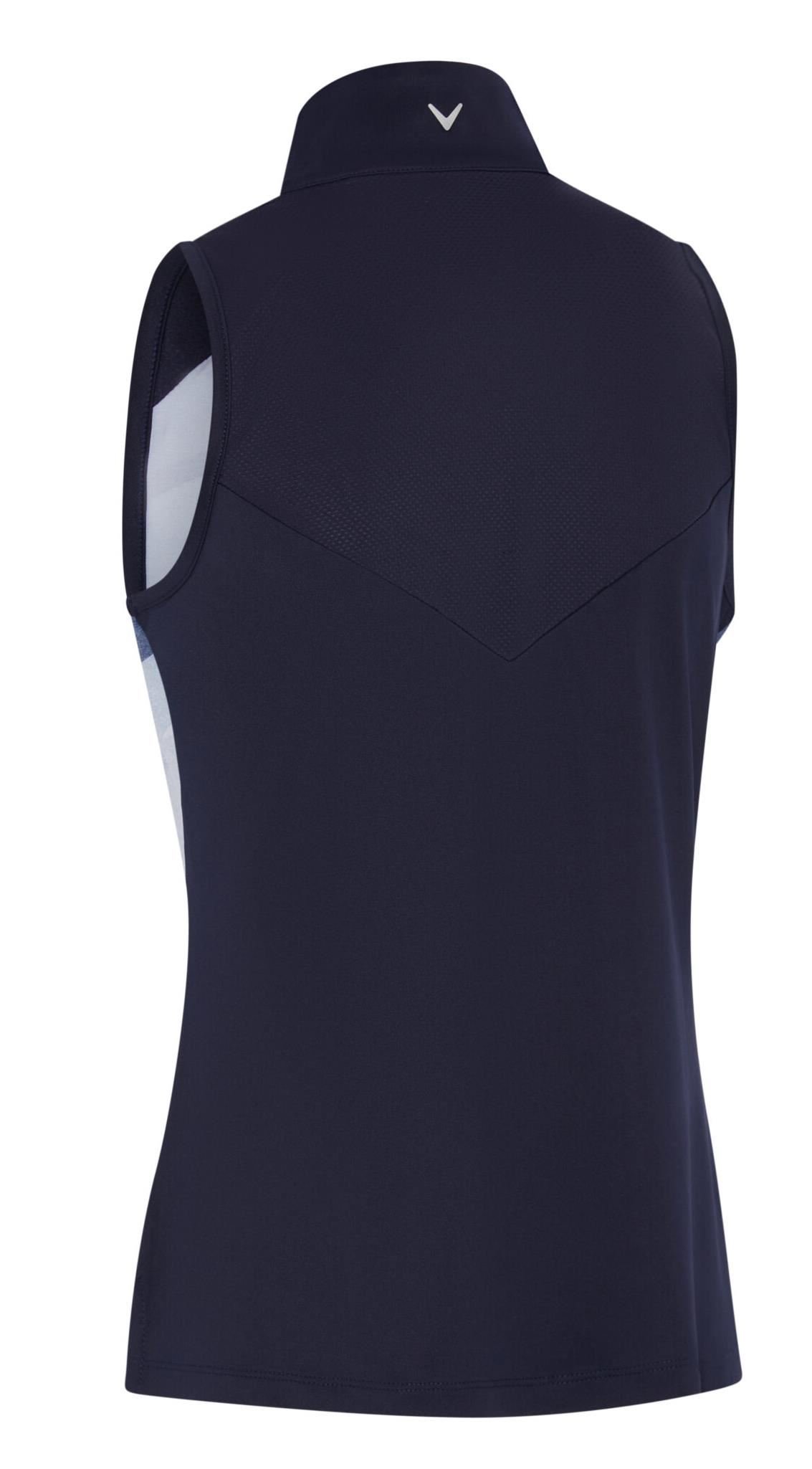 Callaway Gradient Wave Sleeveless polo de mujer, peacoat