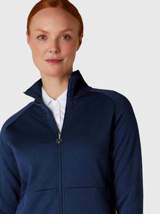 Callaway Full Zip Hexagon chaqueta de mujer, peacoat