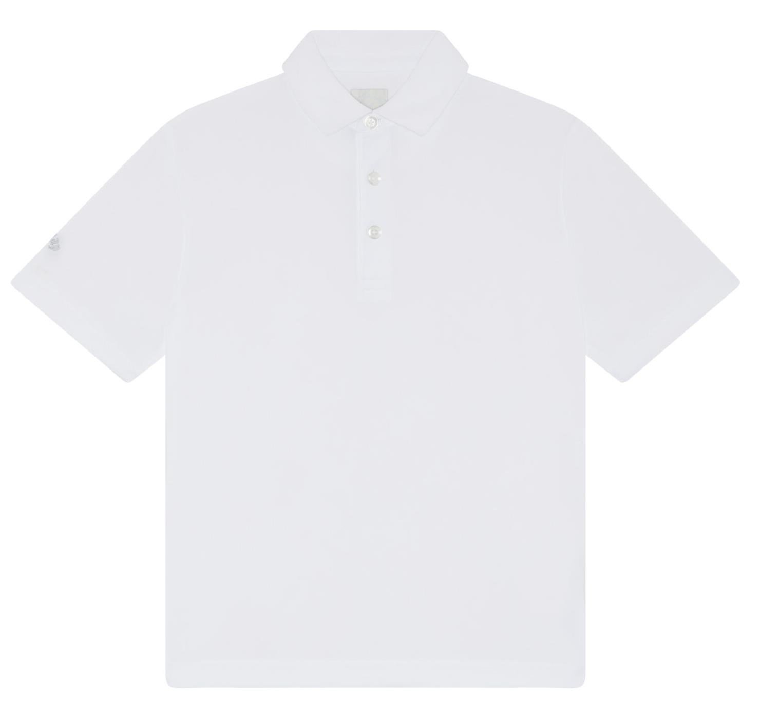 Callaway Solid junior polo, bright white