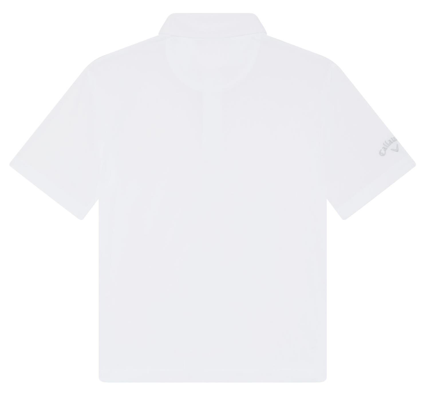 Callaway Solid junior polo, bright white