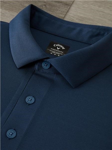 Callaway Premium Jacquard polo de hombre, peacoat