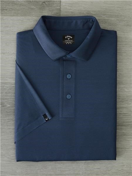 Callaway Premium Jacquard polo de hombre, peacoat