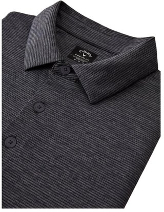 Callaway Premium Fine Line polo de hombre, ebony heather
