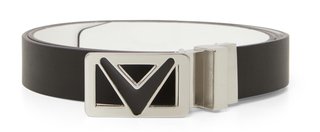 Callaway Reversible cinturón reversible de mujer, caviar