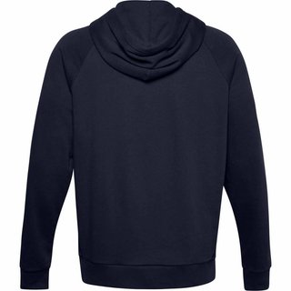 Under Armour Rival Fleece Big Logo sudadera con capucha para hombre, midnight navy
