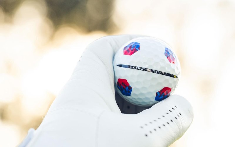Callaway Chrome Soft TruTrack pelotas de golf, azul/rojo