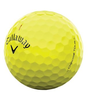 Callaway Chrome Tour 24 pelotas de golf, amarillas