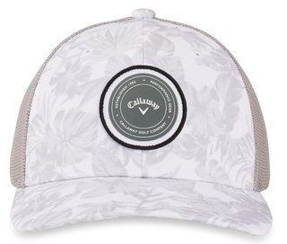 Callaway Playing Through Trucker gorra de hombre, white tropical