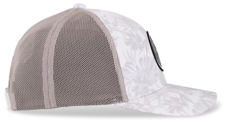 Callaway Playing Through Trucker gorra de hombre, white tropical