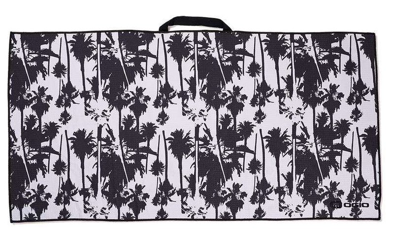 Ogio Aloha toalla de golf, negro/blanco