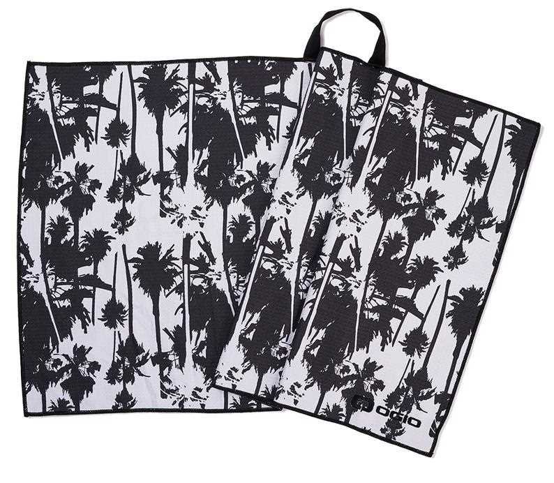 Ogio Aloha toalla de golf, negro/blanco