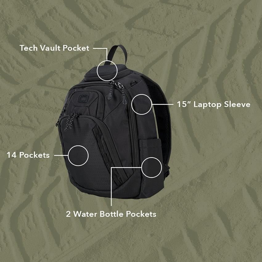 Ogio Renegade Rustler bolsa de golf 15L, negro