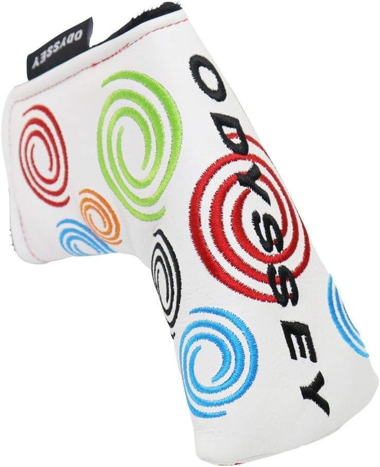 Odyssey Tour Swirl Putter Headcover Blade, blanco
