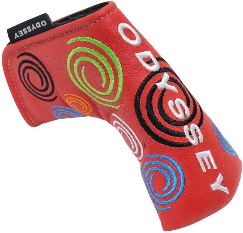 Odyssey Tour Swirl Putter Headcover, rojo, BLADE