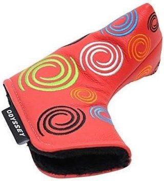 Odyssey Tour Swirl Putter Headcover, rojo, BLADE