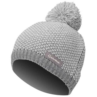 TaylorMade Beanie gorro de invierno de mujer, silver/ivory