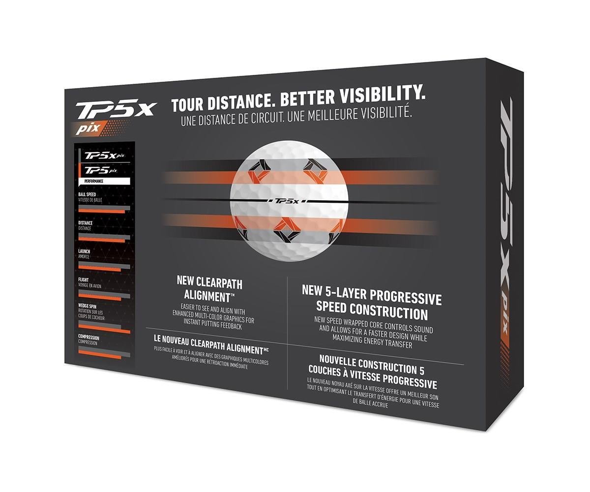 TaylorMade TP5x 24 pix 3.0 pelotas de golf