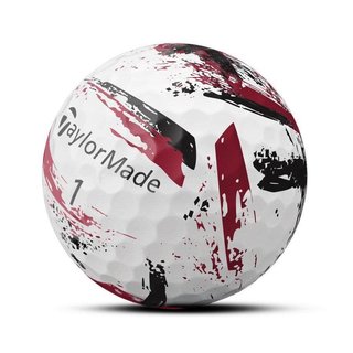 TaylorMade SpeedSoft Ink pelotas de golf (12 pelotas), rojas