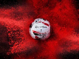 TaylorMade SpeedSoft Ink pelotas de golf (12 pelotas), rojas