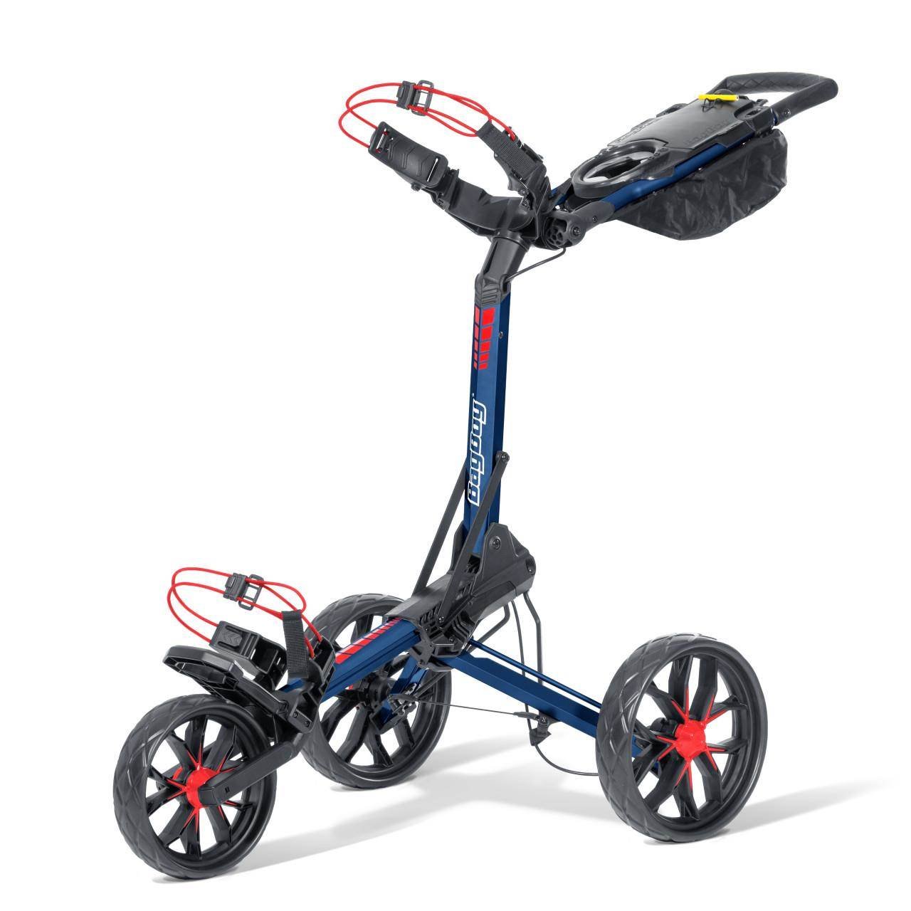 Bag Boy Slimfold Compact carrito manual, navy/red