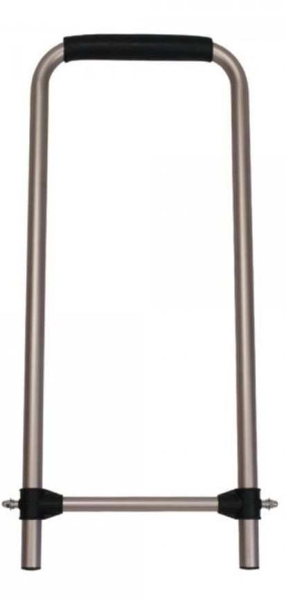 Bag Boy Rental Dual Tube carrito manual, aluminio plateado