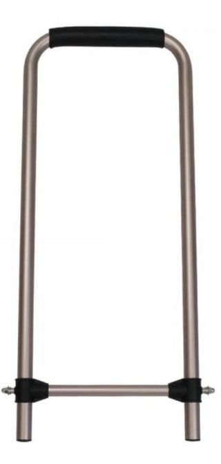 Bag Boy Rental Dual Tube carrito manual, aluminio plateado