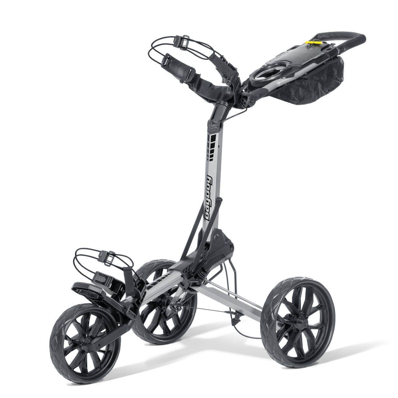 Bag Boy Slimfold Compact carrito manual, plata/negro