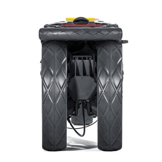 Bag Boy Slimfold Compact carrito manual, plata/negro
