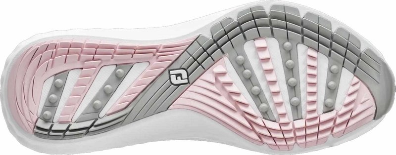 FootJoy Quantum zapatillas de golf para mujer, blanco/gris/rosa