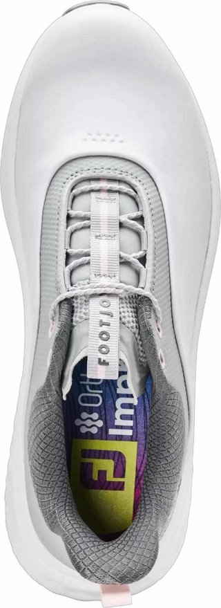 FootJoy Quantum zapatillas de golf para mujer, blanco/gris/rosa