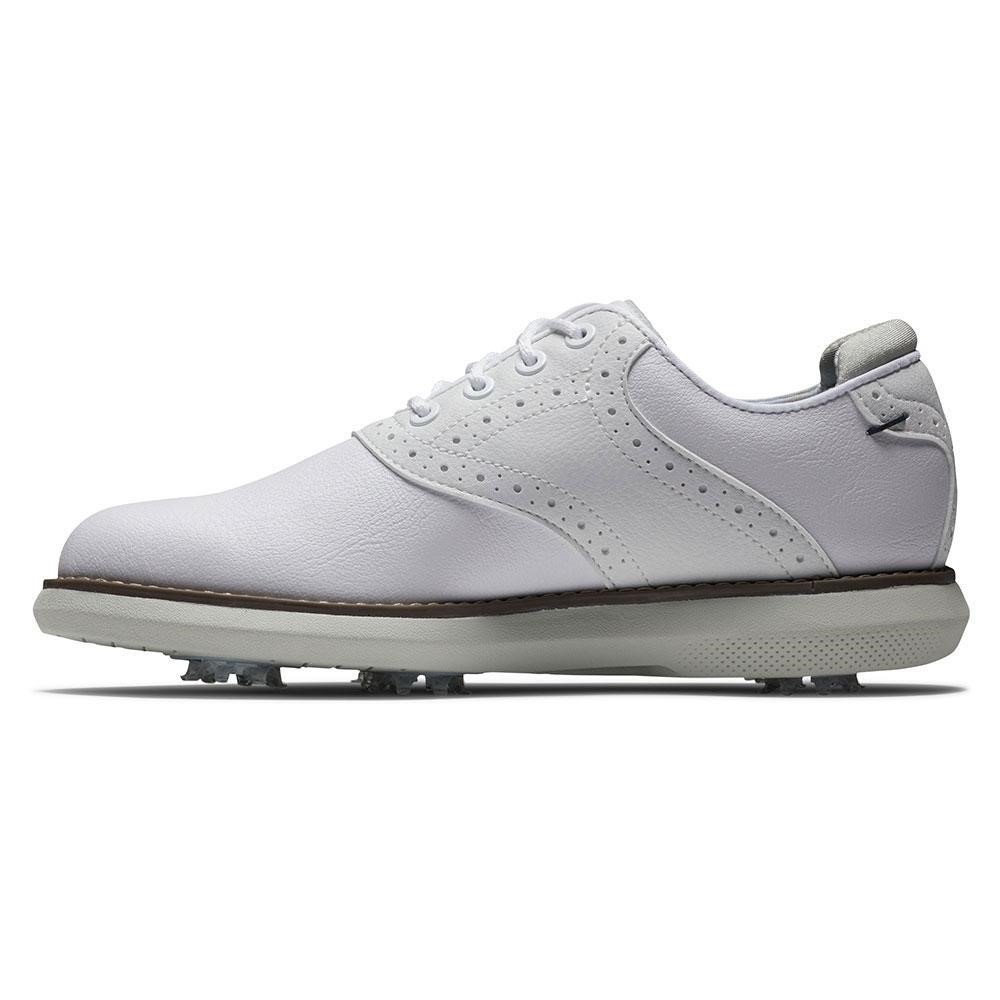 FootJoy Traditions zapatillas de golf júnior, blancas