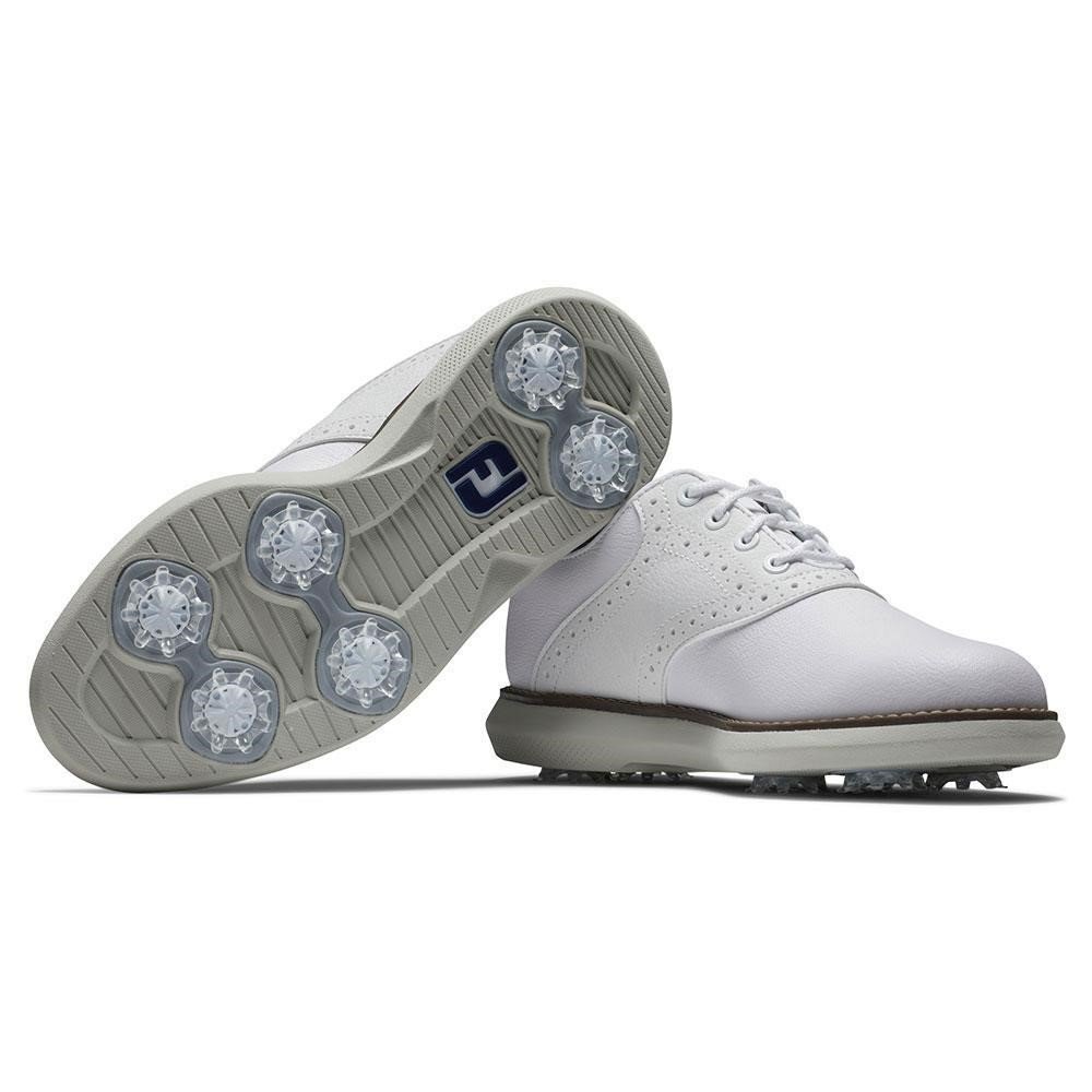FootJoy Traditions zapatillas de golf júnior, blancas