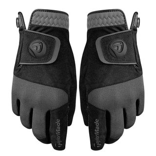TaylorMade Rain Control guantes de golf para mujer, par, negro