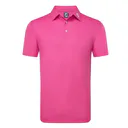 FootJoy Stretch Pique Solid polo de hombre, rosa intenso
