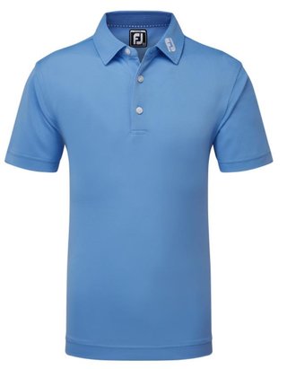 FootJoy Stretch Pique Solid junior polo, azul