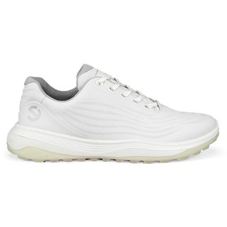 Ecco Lt1 zapatos de golf para mujer impermeables, blancos