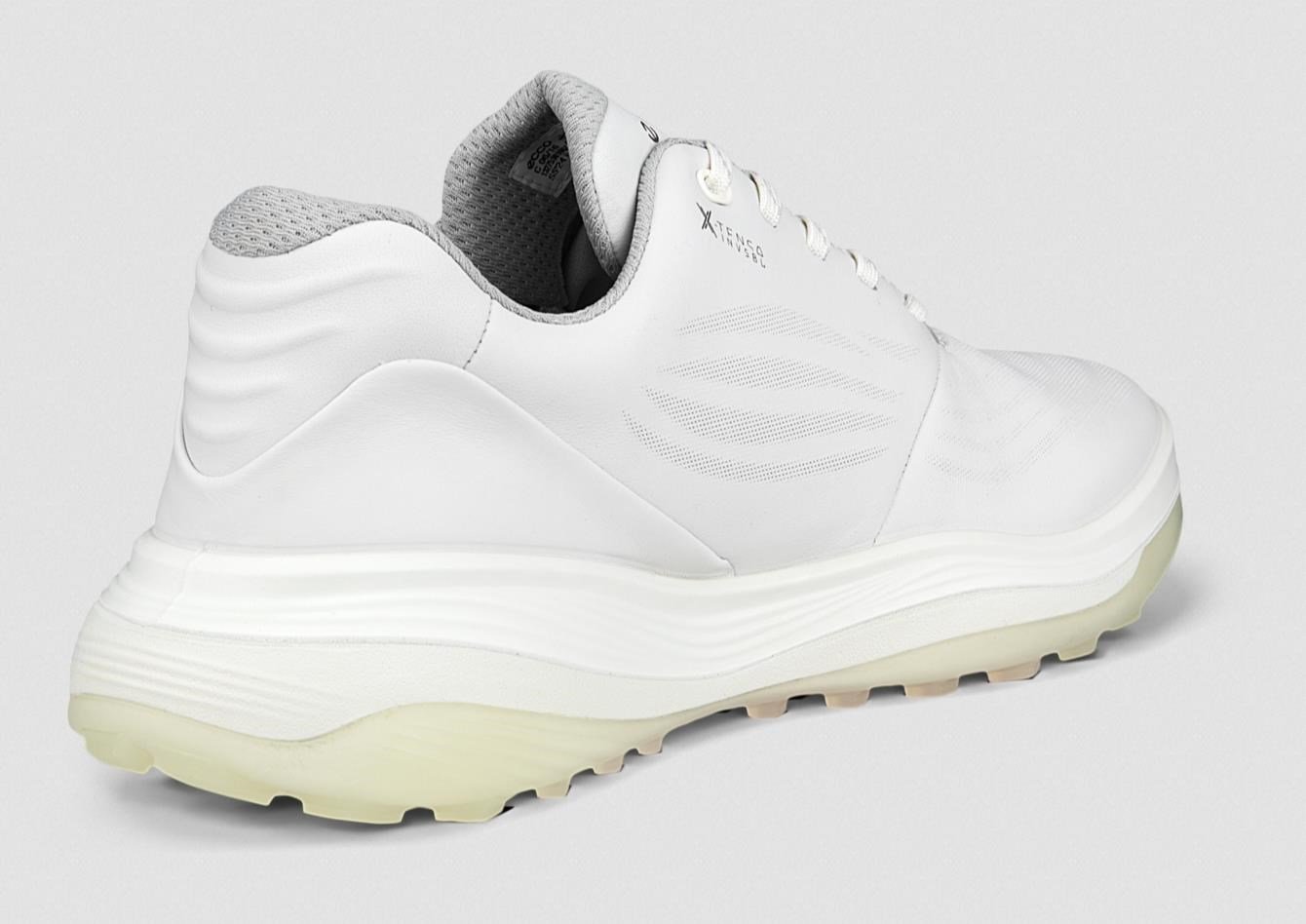 Ecco Lt1 zapatos de golf para mujer impermeables, blancos