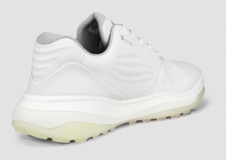 Ecco Lt1 zapatos de golf para mujer impermeables, blancos
