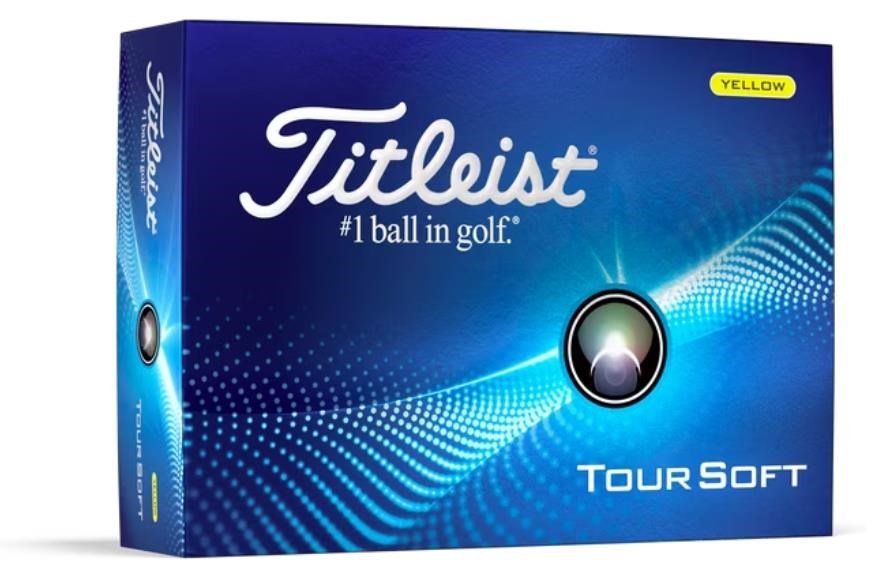 Titleist Tour Soft pelotas de golf 2024, amarillas