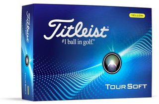 Titleist Tour Soft pelotas de golf 2024, amarillas