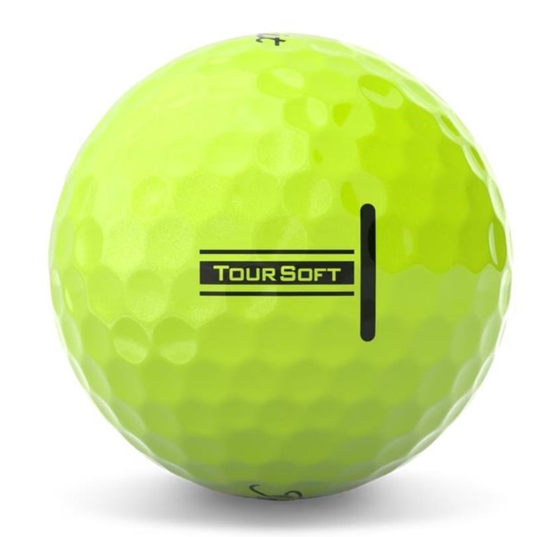 Titleist Tour Soft pelotas de golf 2024, amarillas