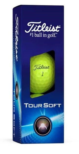 Titleist Tour Soft pelotas de golf 2024, amarillas